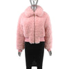 Pink Lamb Bomber Jacket- Size S