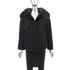 Persian Lamb Jacket with Mink Collar- Size M