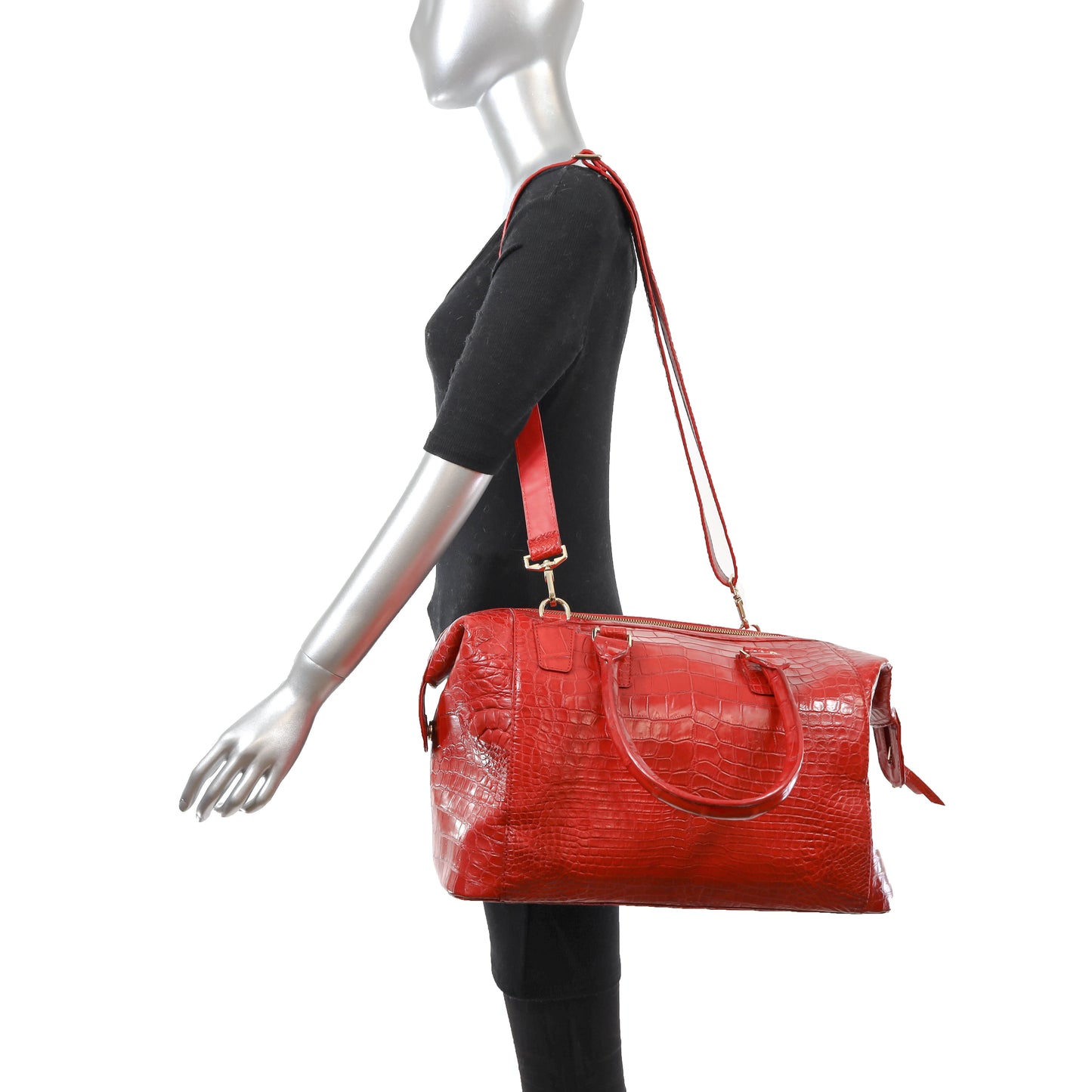 Red Leather Purse- One Size