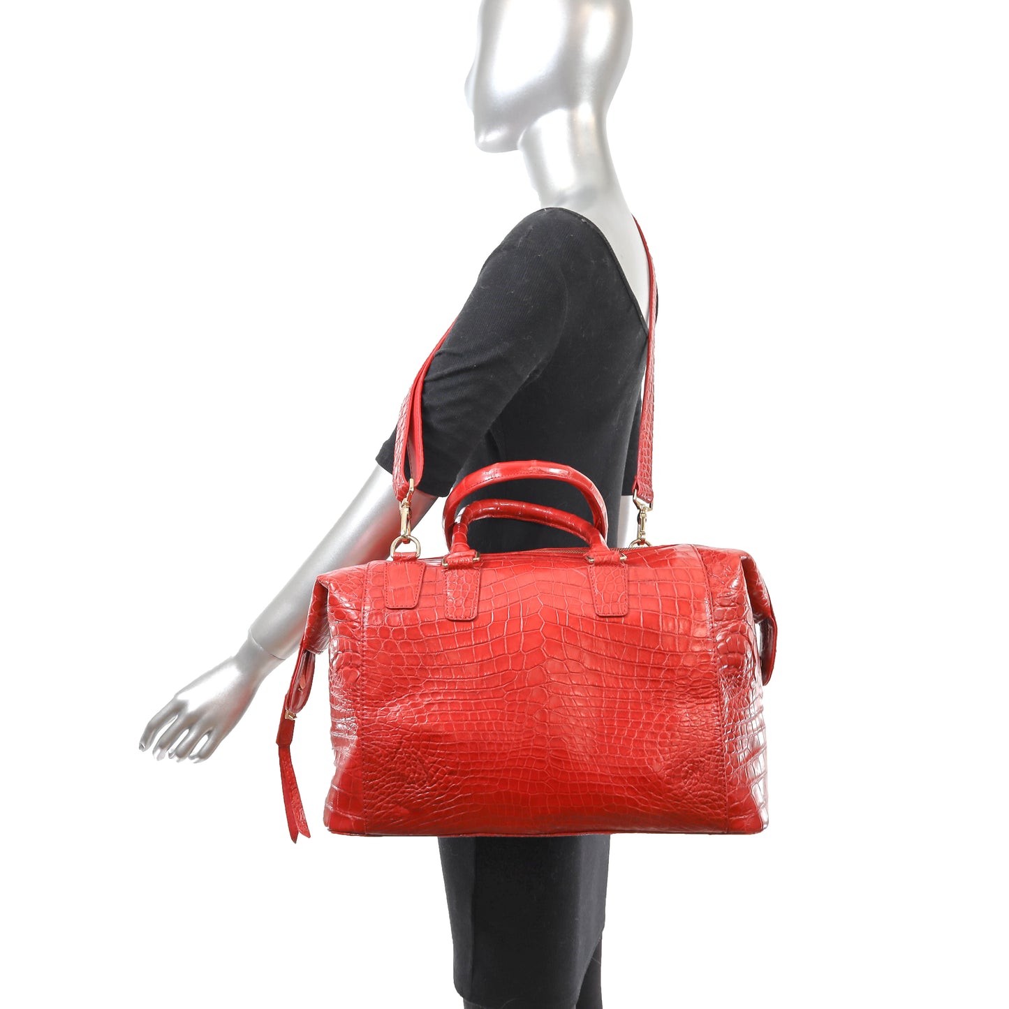 Red Leather Purse- One Size