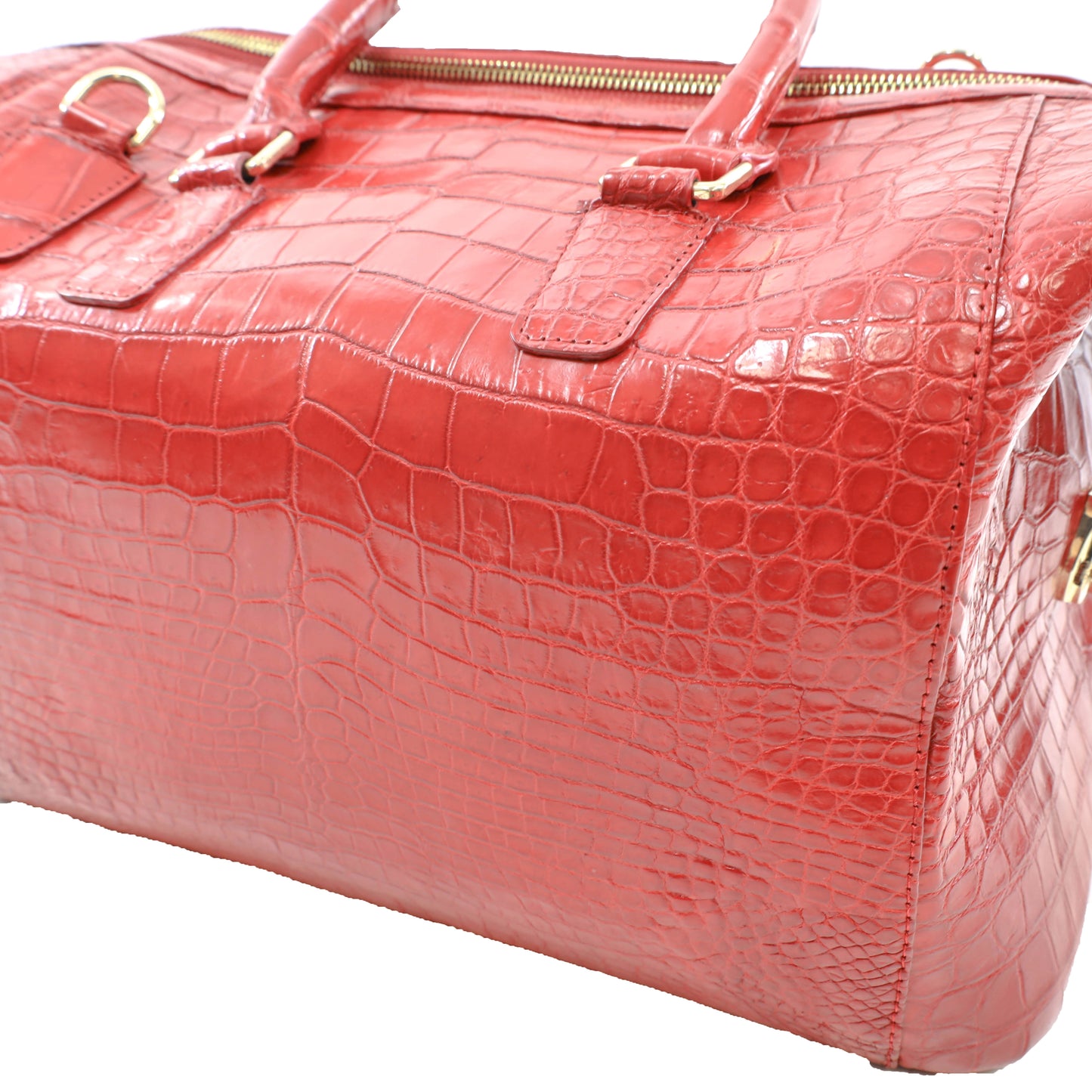 Red Leather Purse- One Size