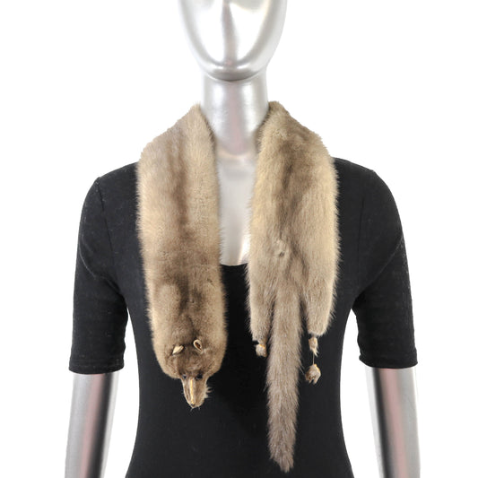 Grey Mink Boa- Size Free