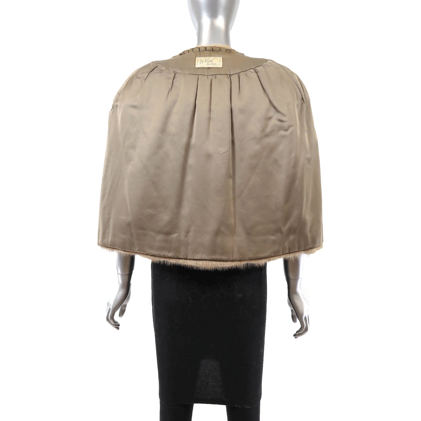 Pastel Mink Cape- Size Free