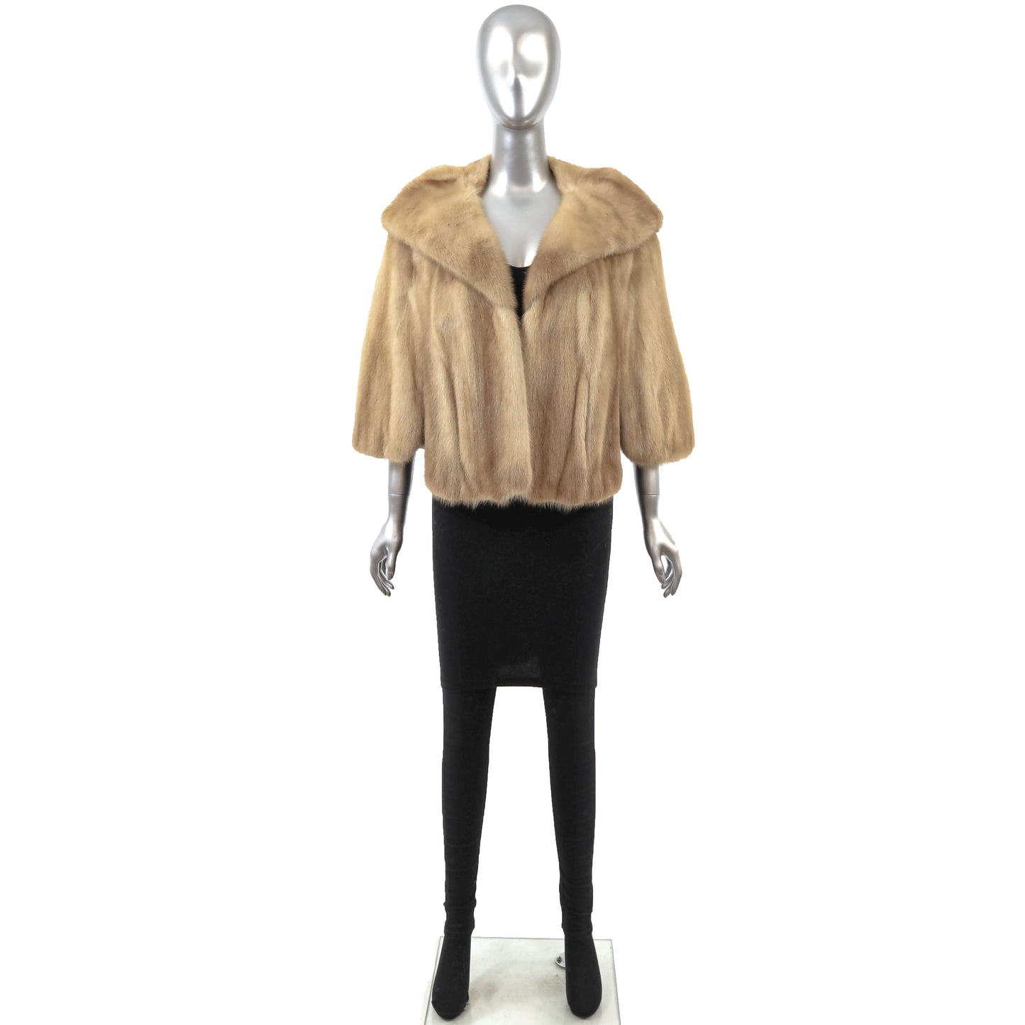 Pastel Mink Cape- Size Free