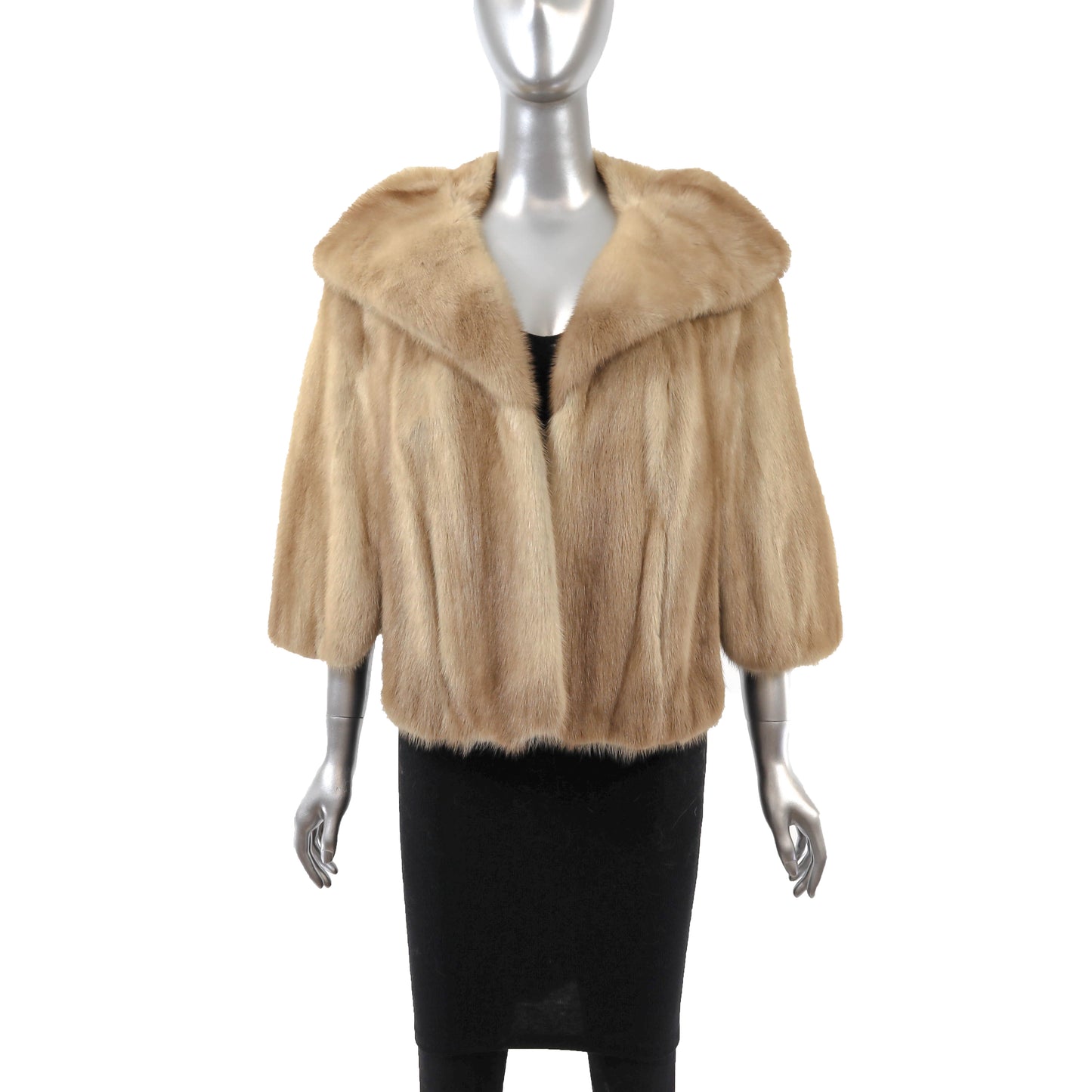 Pastel Mink Cape- Size Free