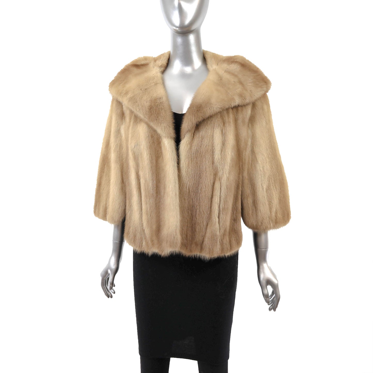 Pastel Mink Cape- Size Free