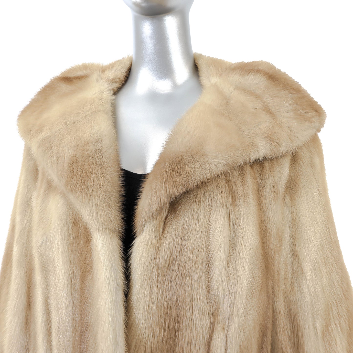 Pastel Mink Cape- Size Free