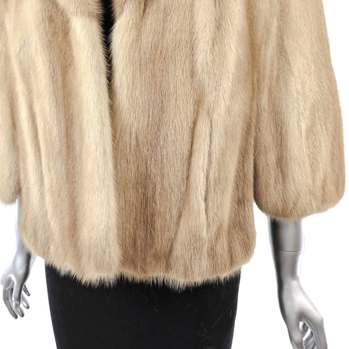 Pastel Mink Cape- Size Free