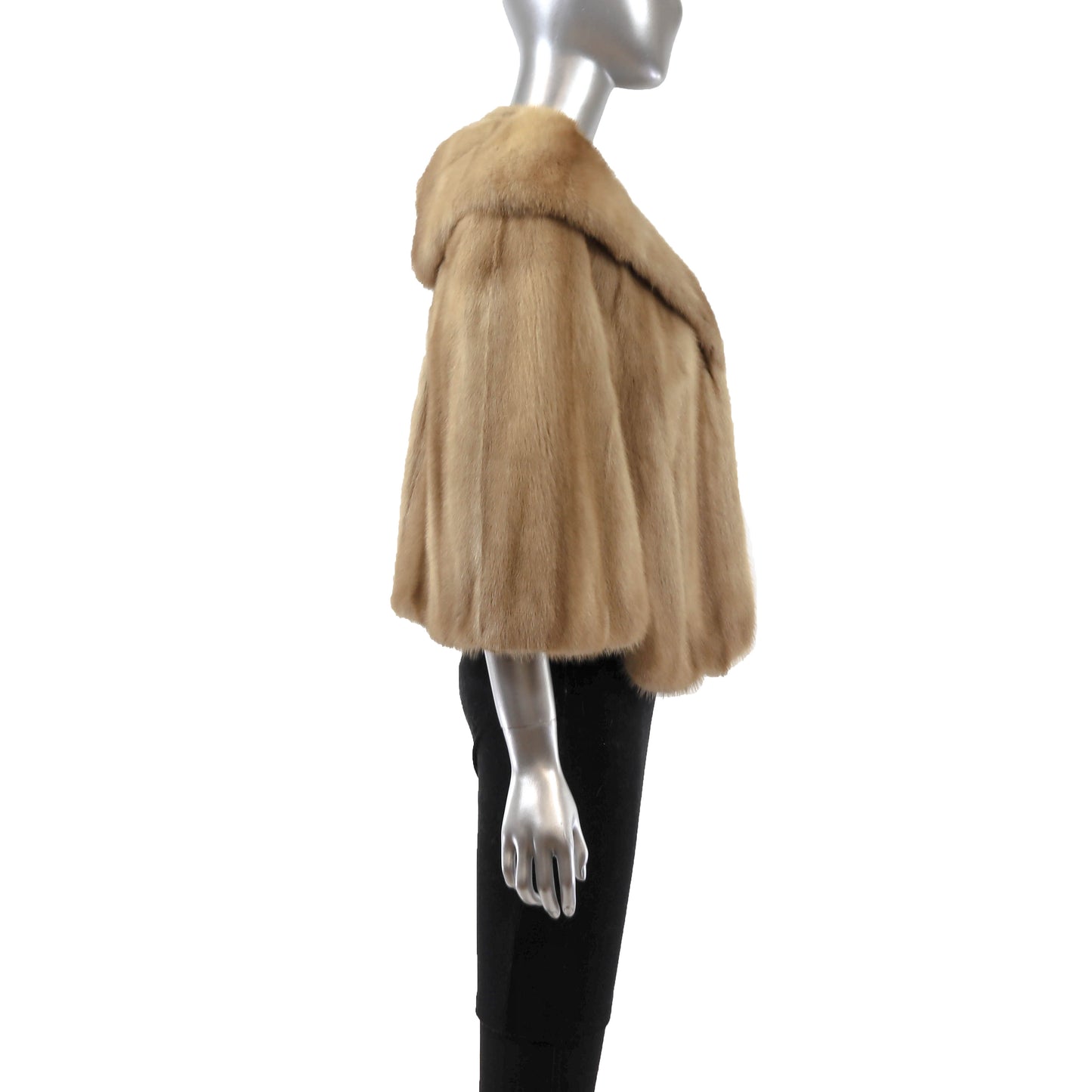 Pastel Mink Cape- Size Free