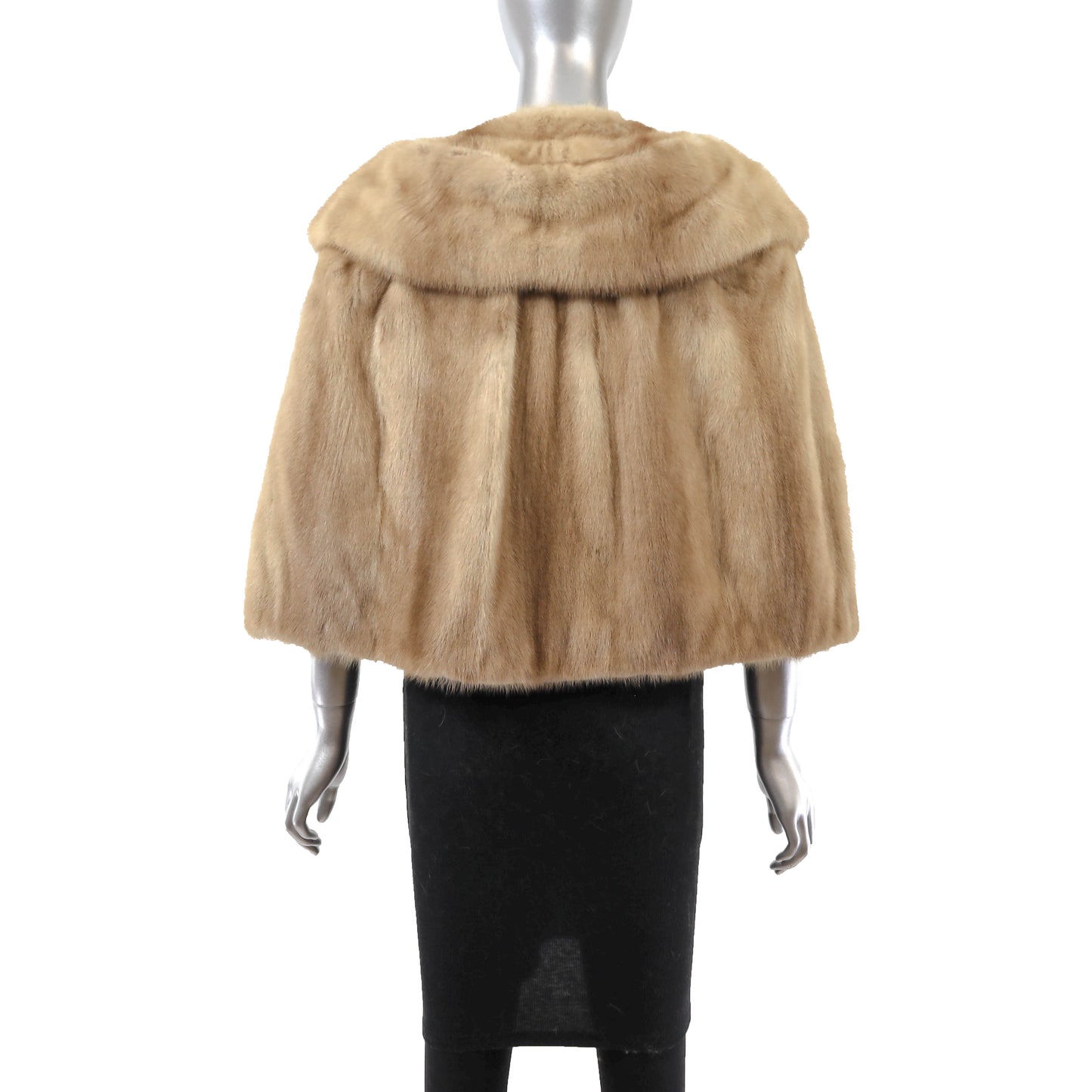 Pastel Mink Cape- Size Free