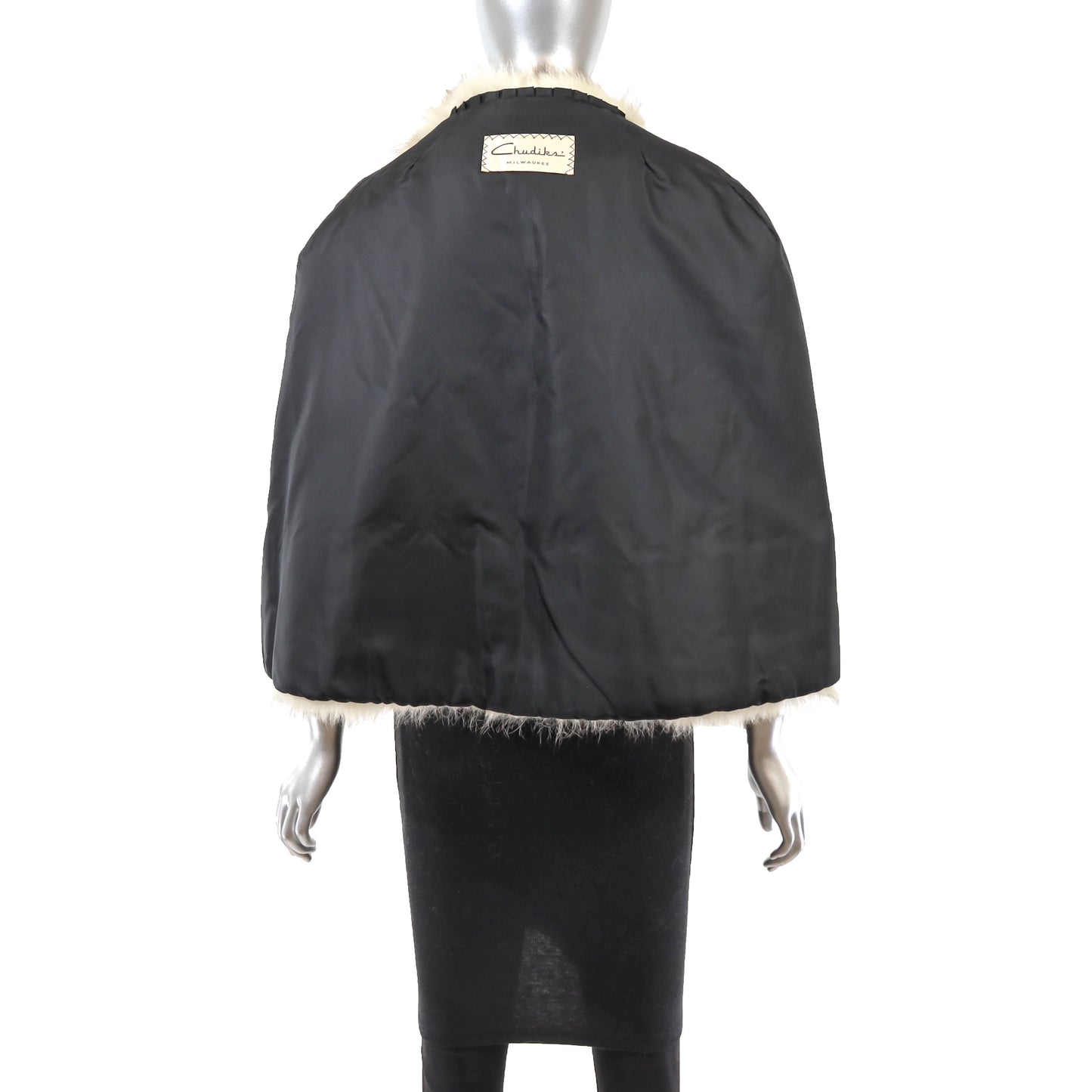 Mink and Fox Cape- Size L