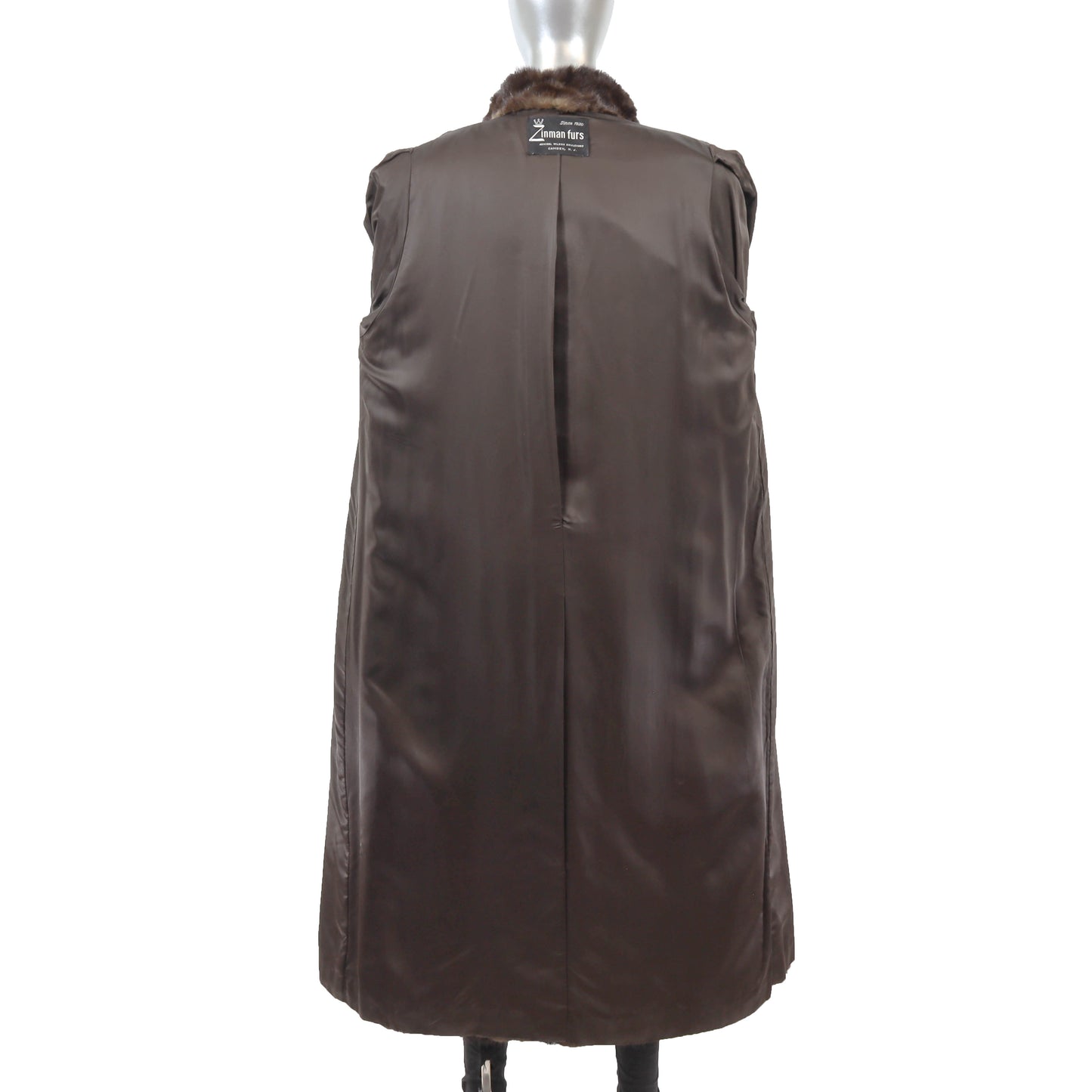 Brown Mink Coat- Size M