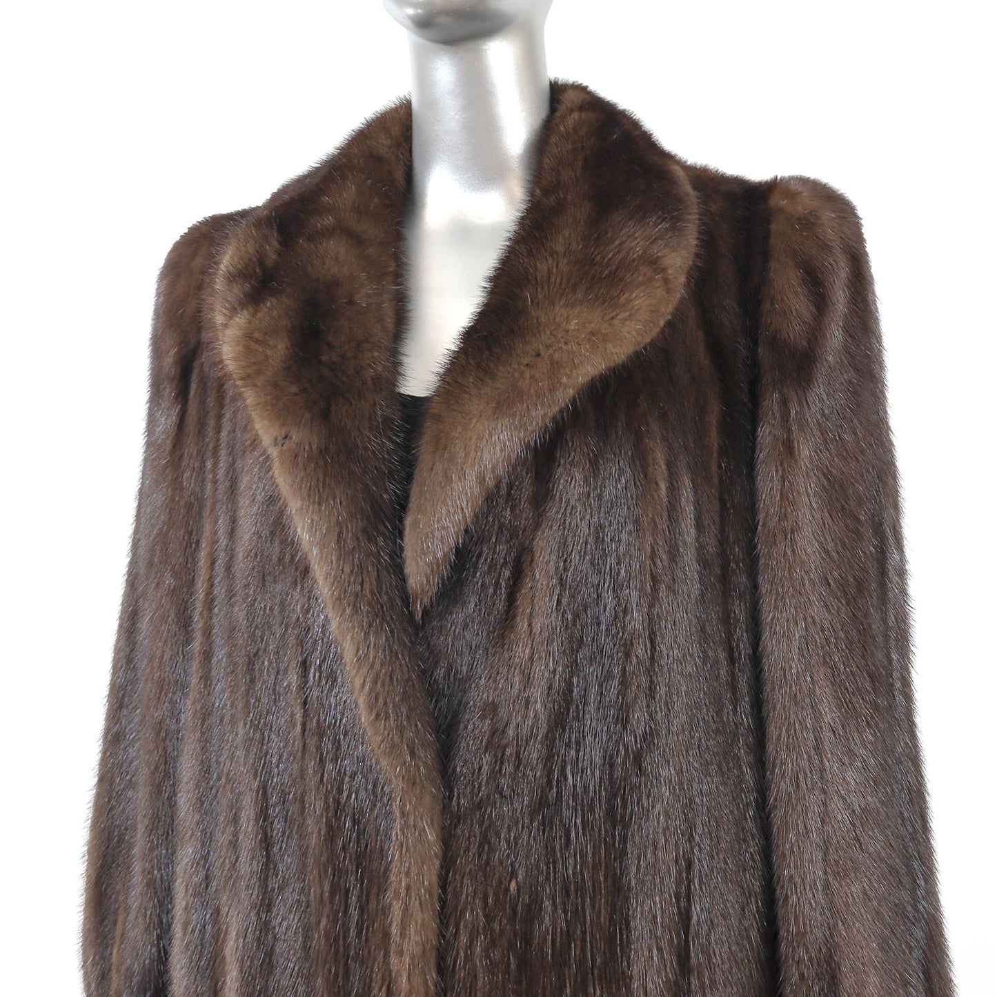 Brown Mink Coat- Size M