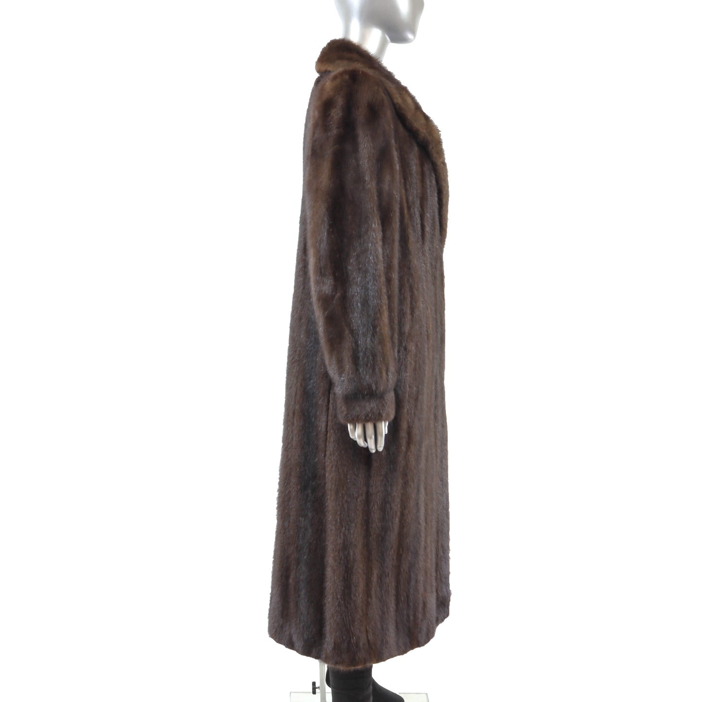 Brown Mink Coat- Size M