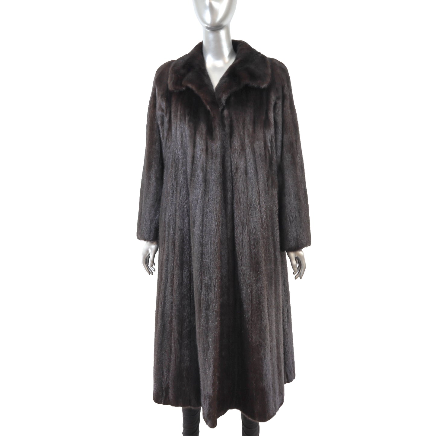 Black Mink Coat- Size M