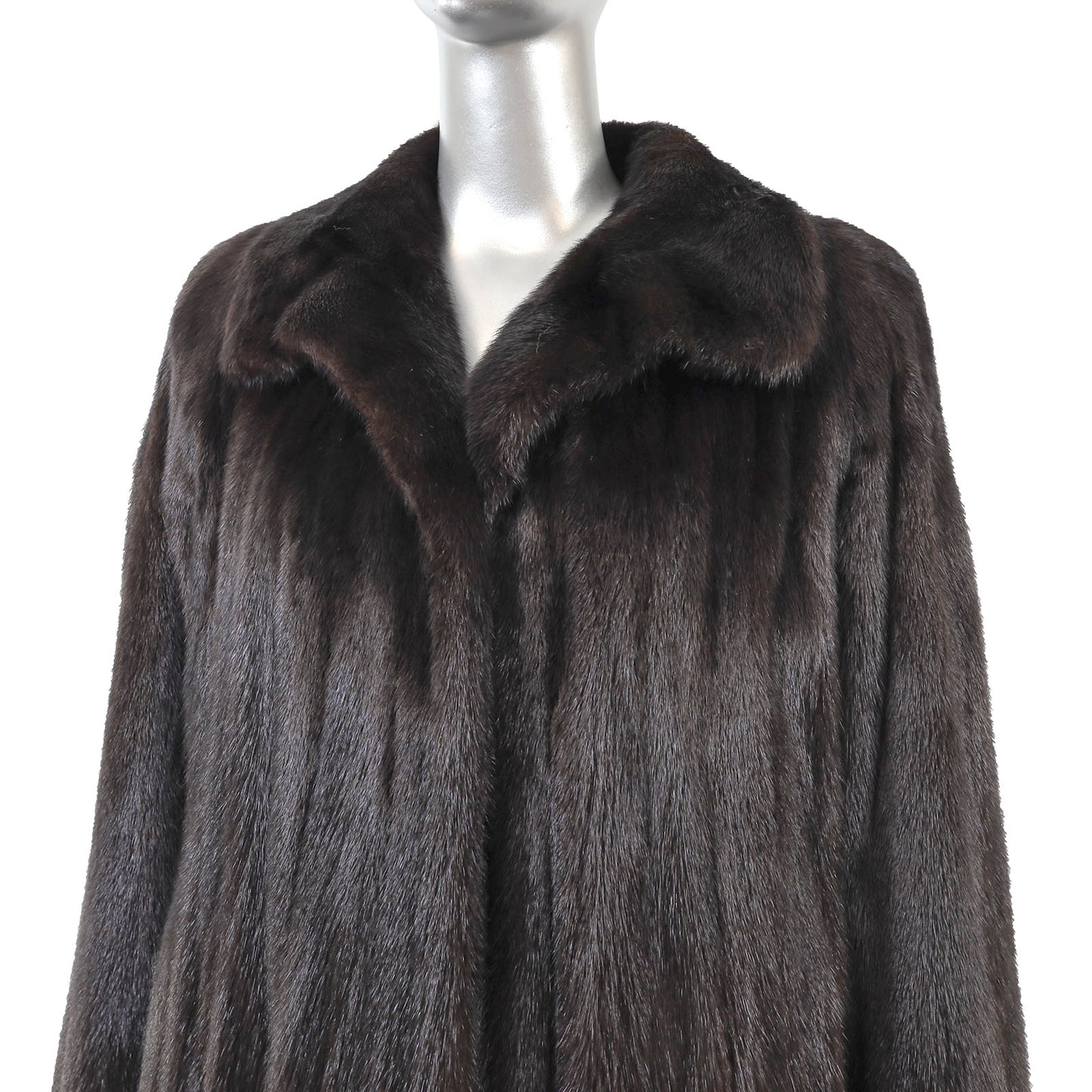 Black Mink Coat- Size M