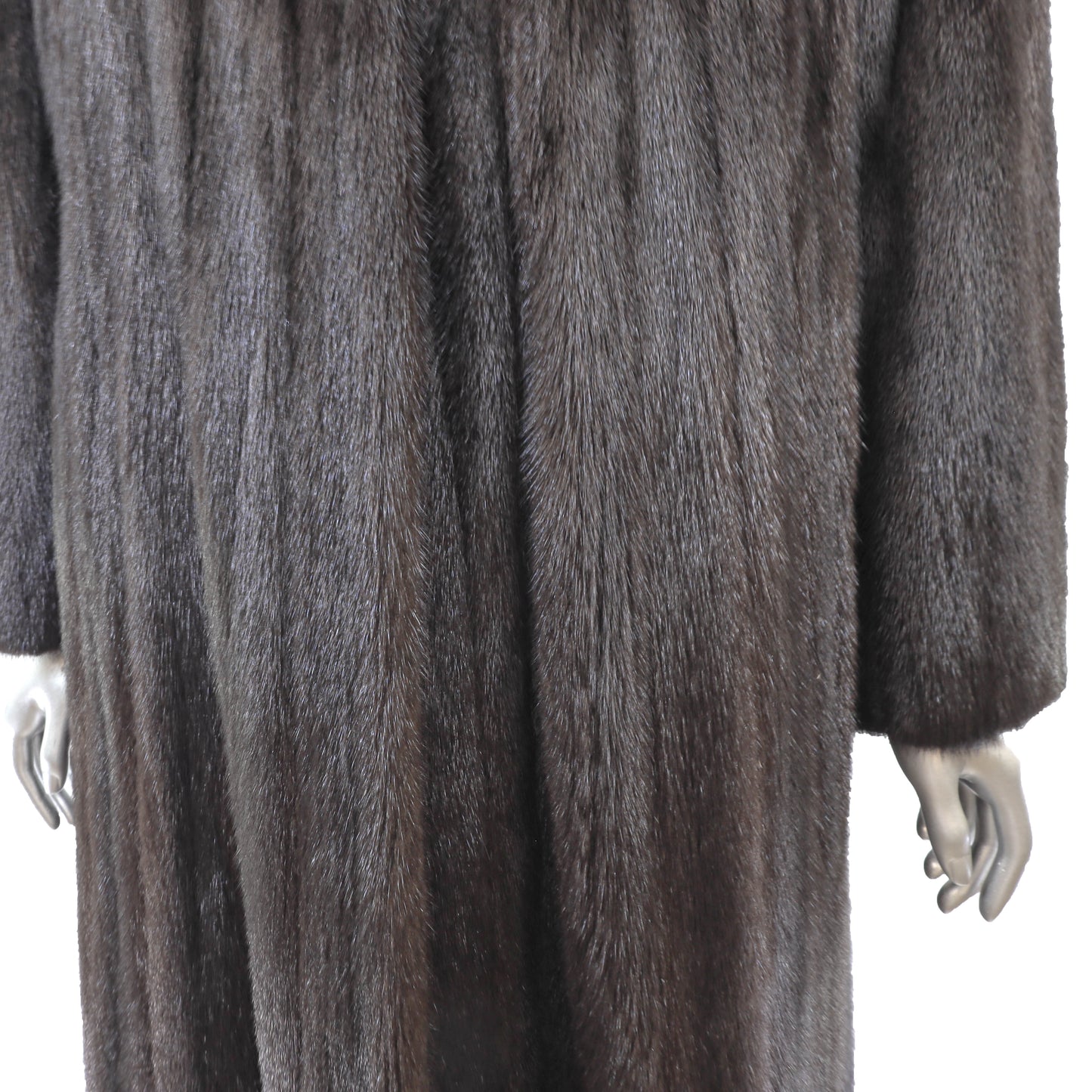 Black Mink Coat- Size M
