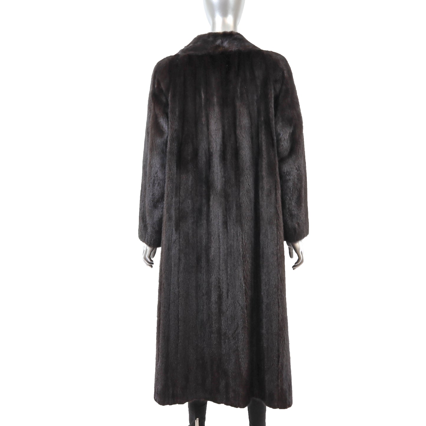 Black Mink Coat- Size M