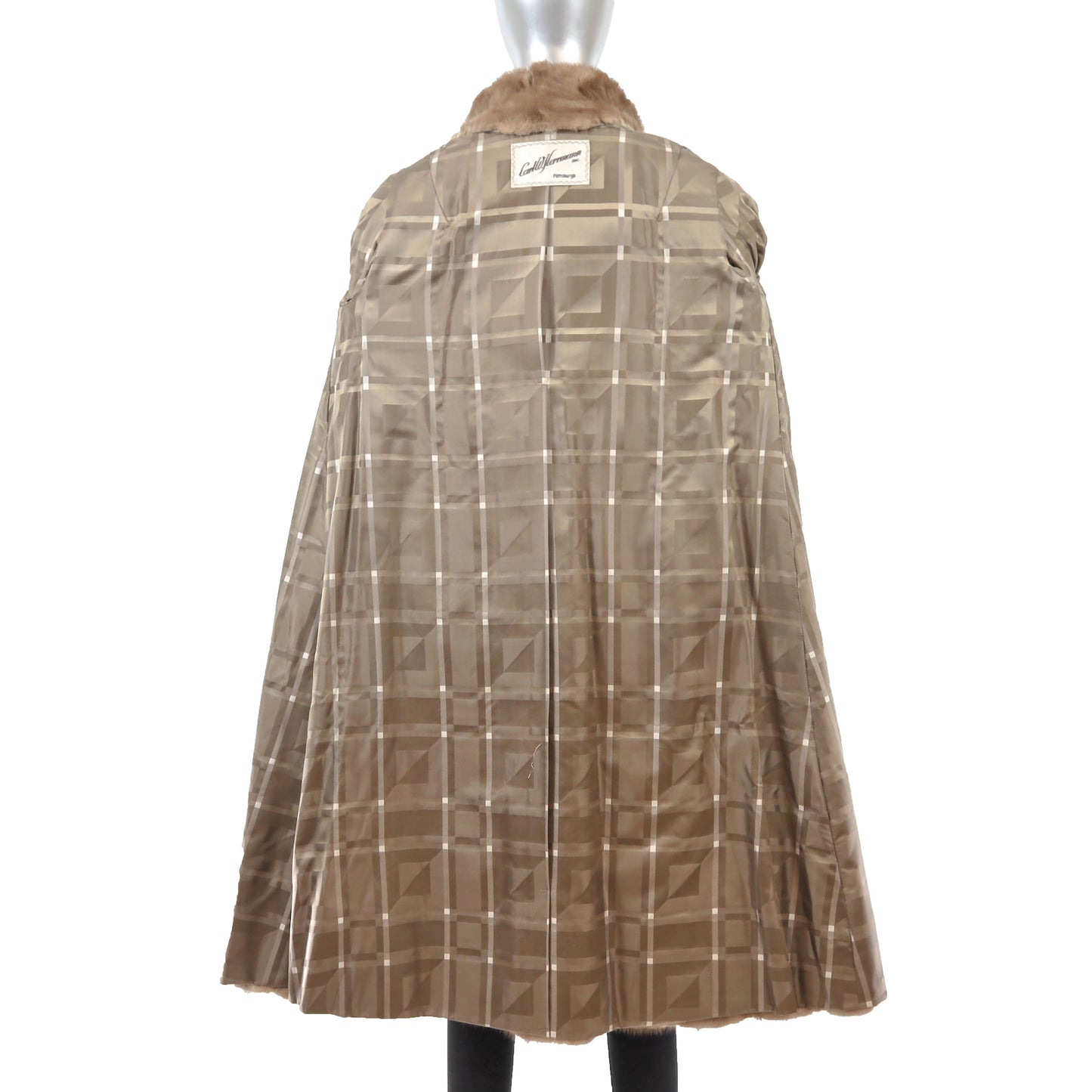 Light Brown Mink Coat- Size S