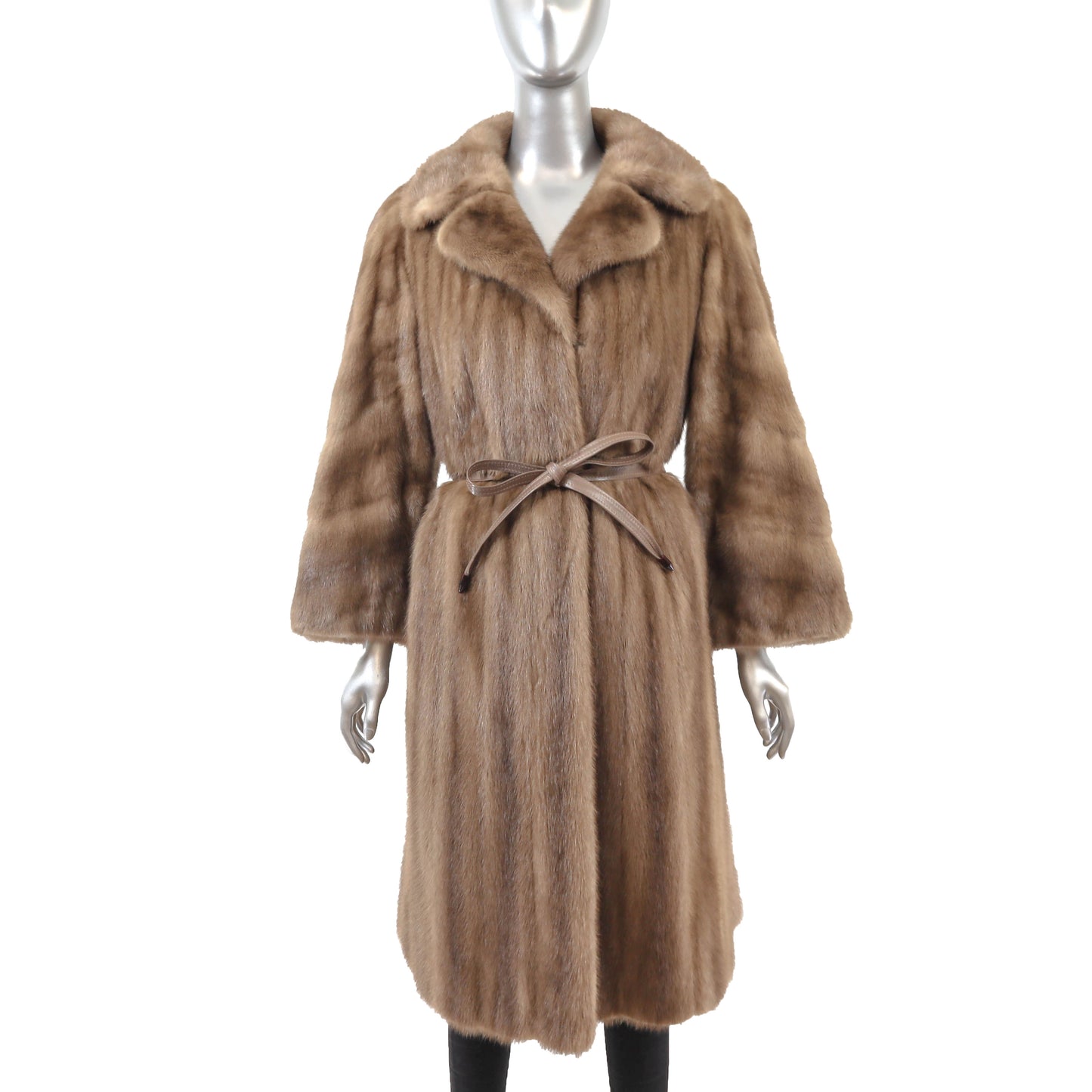Light Brown Mink Coat- Size S