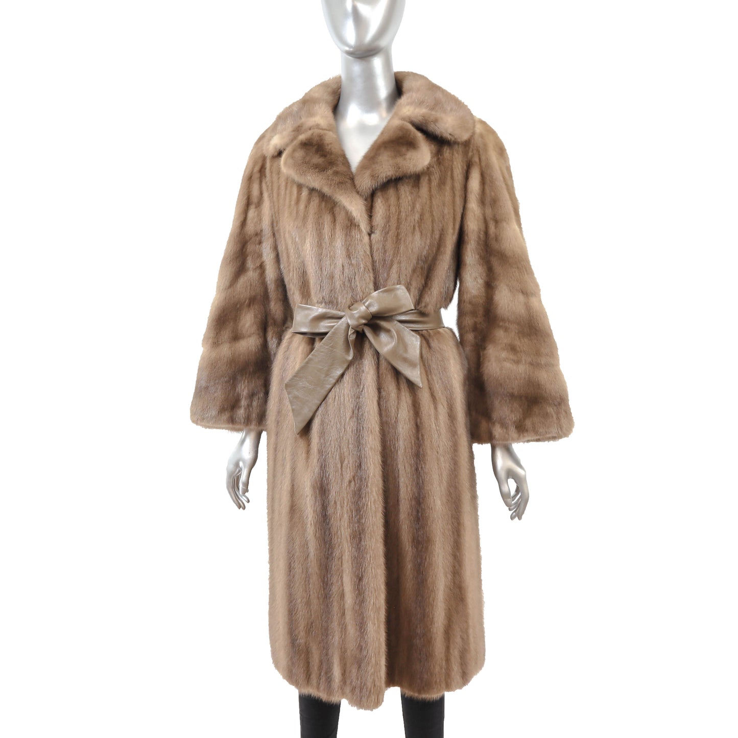 Light Brown Mink Coat- Size S