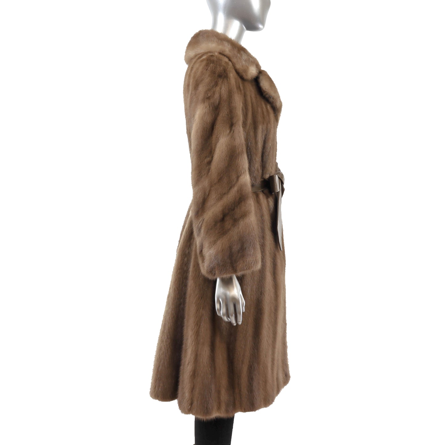Light Brown Mink Coat- Size S