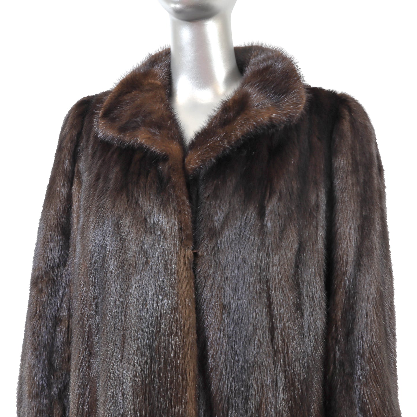 Brown Mink Coat- Size L