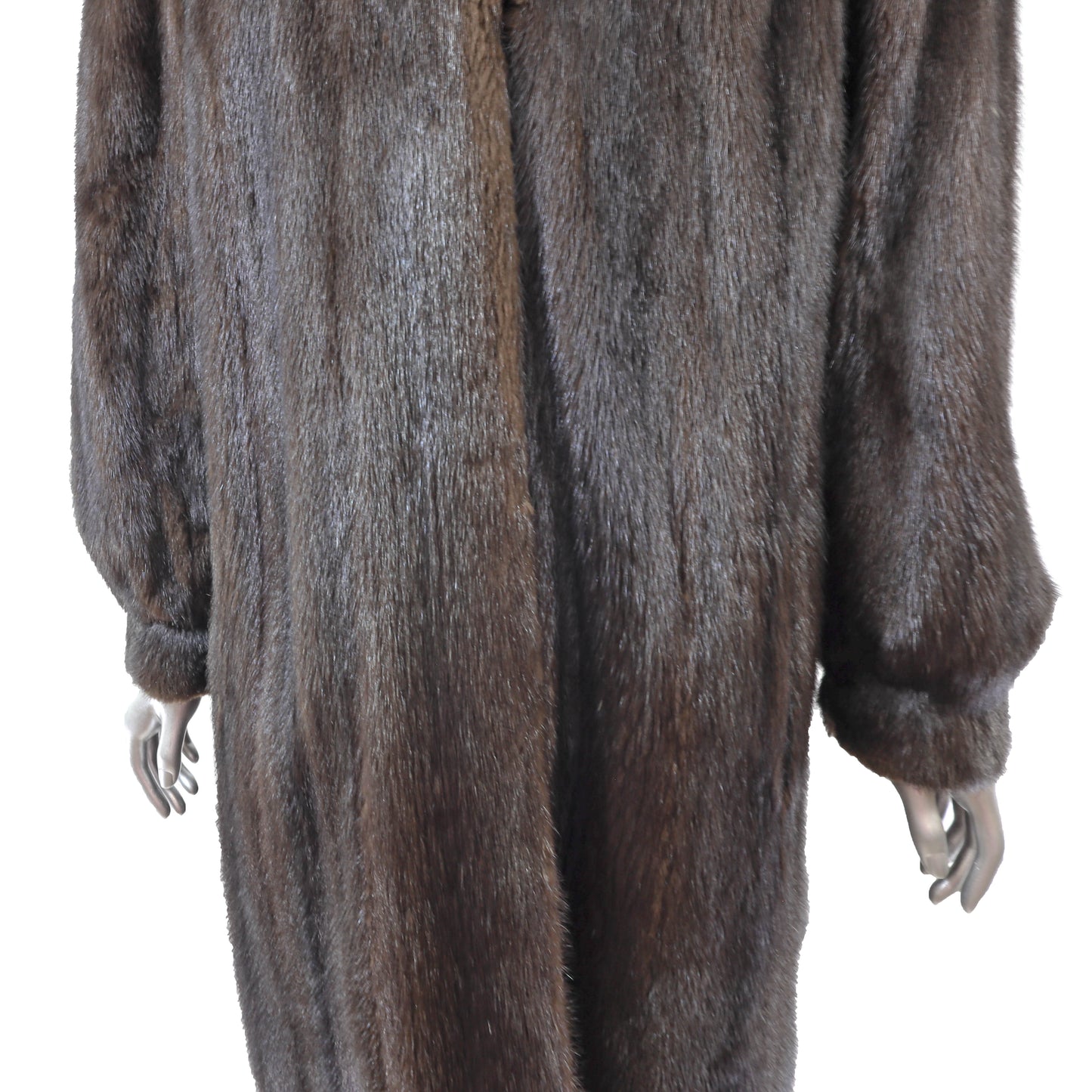 Brown Mink Coat- Size L
