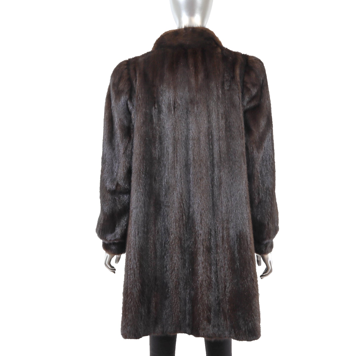 Brown Mink Coat- Size L