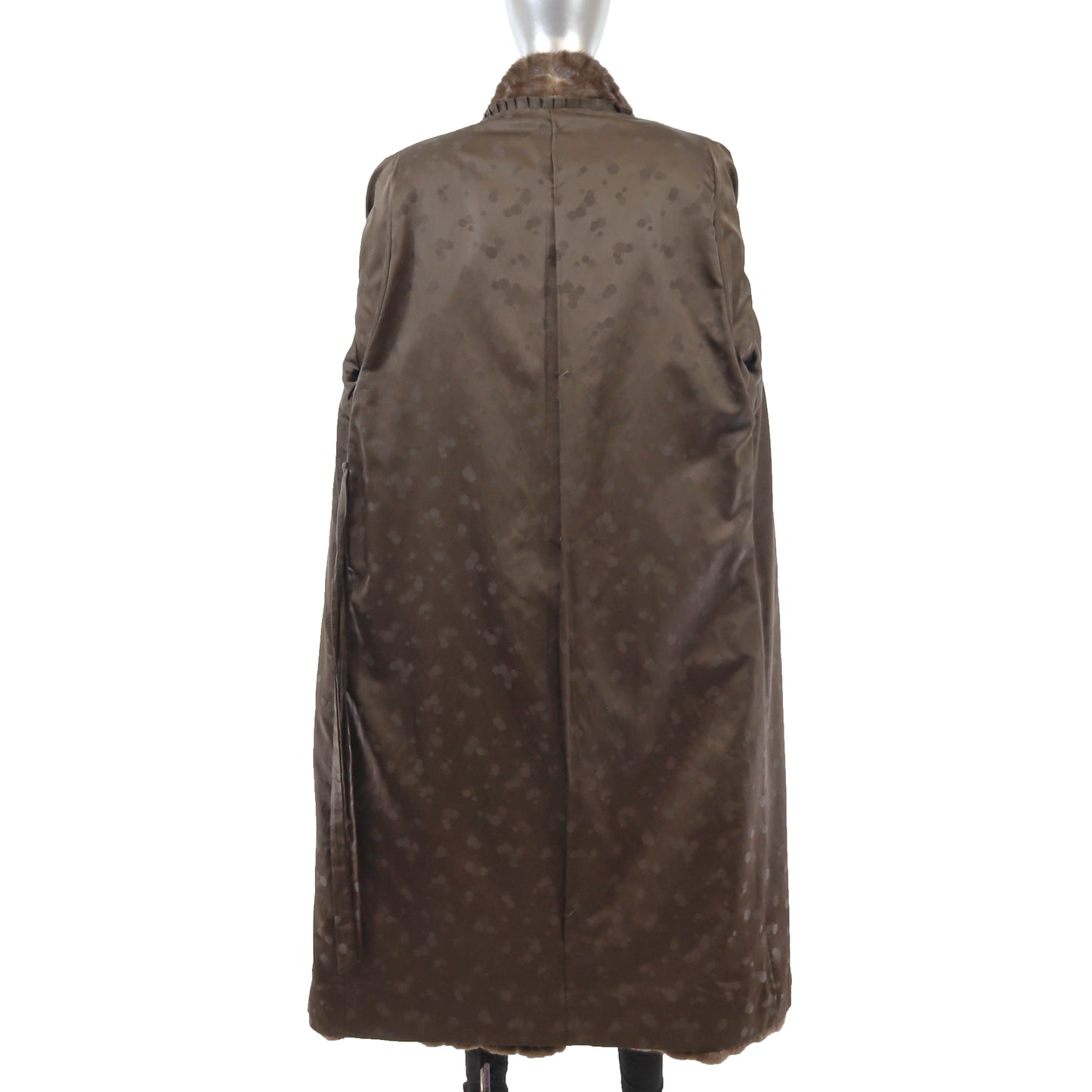 Brown Mink Coat- Size M
