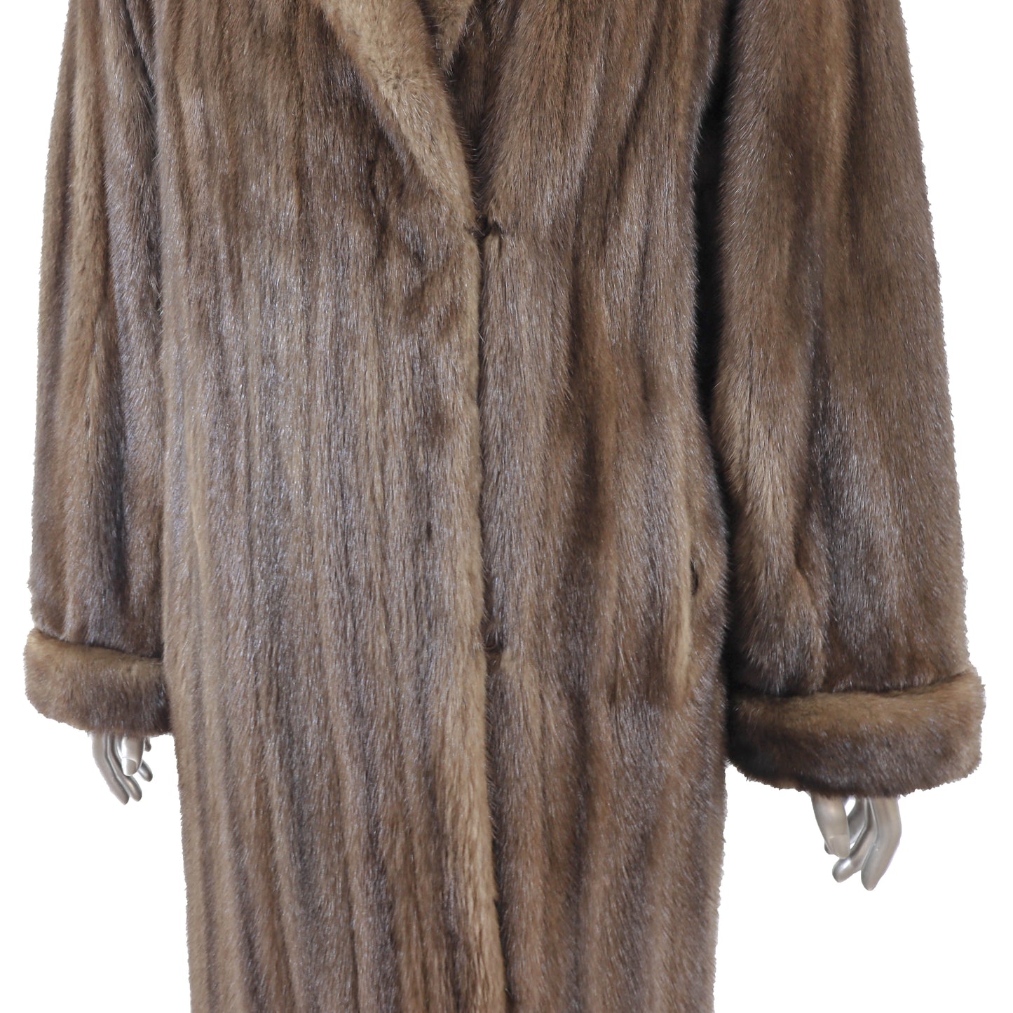 Brown Mink Coat- Size M