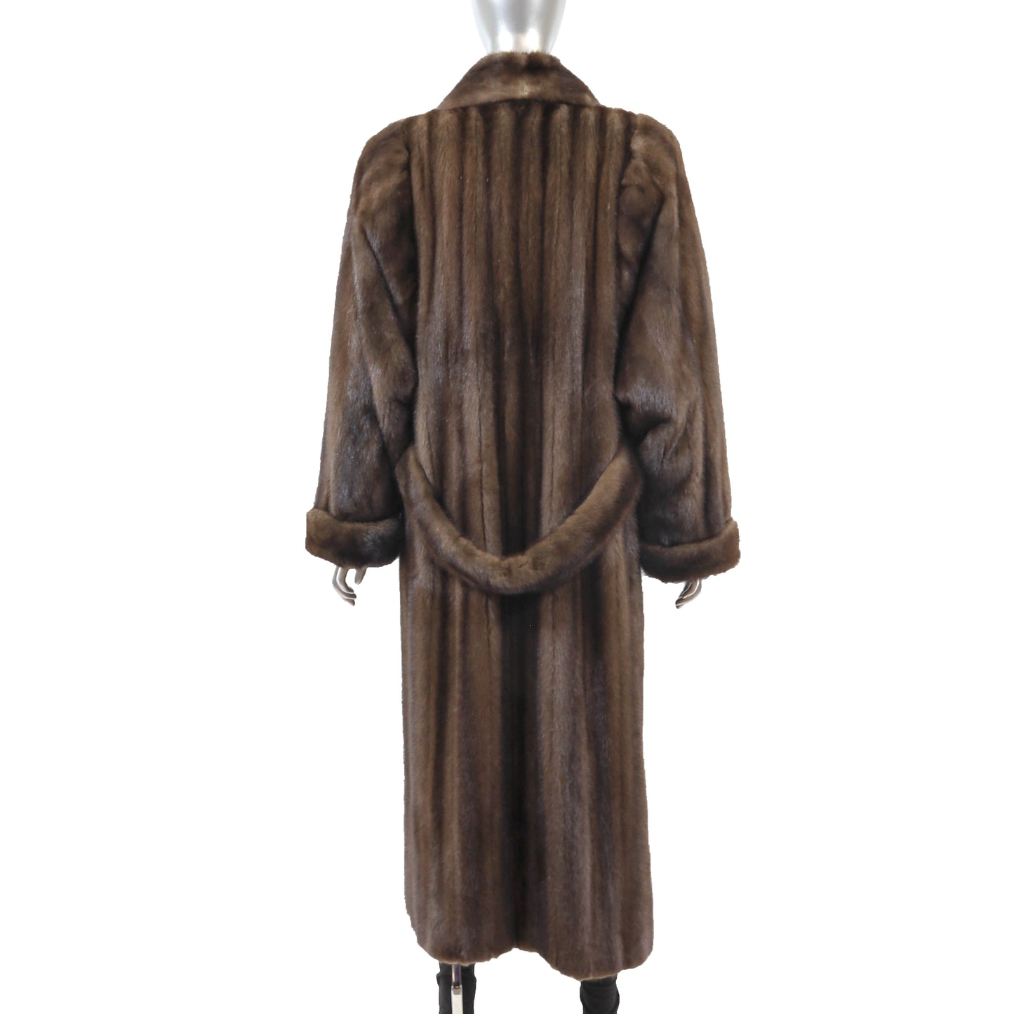 Brown Mink Coat- Size M