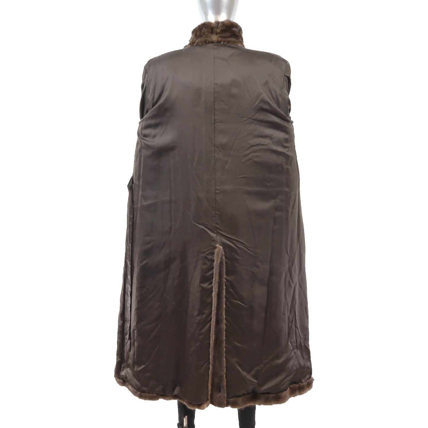 Brown Mink Coat- Size L