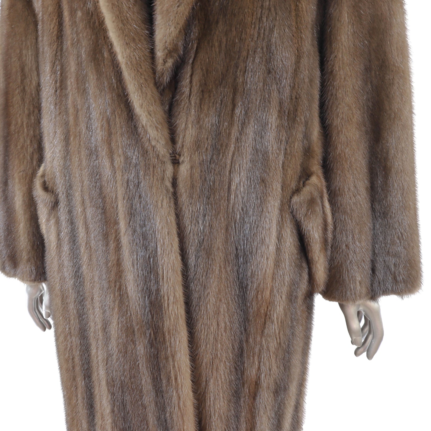 Brown Mink Coat- Size L