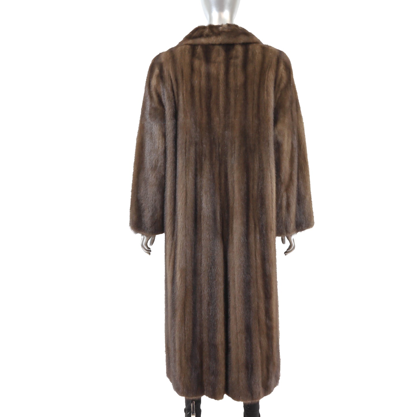 Brown Mink Coat- Size L