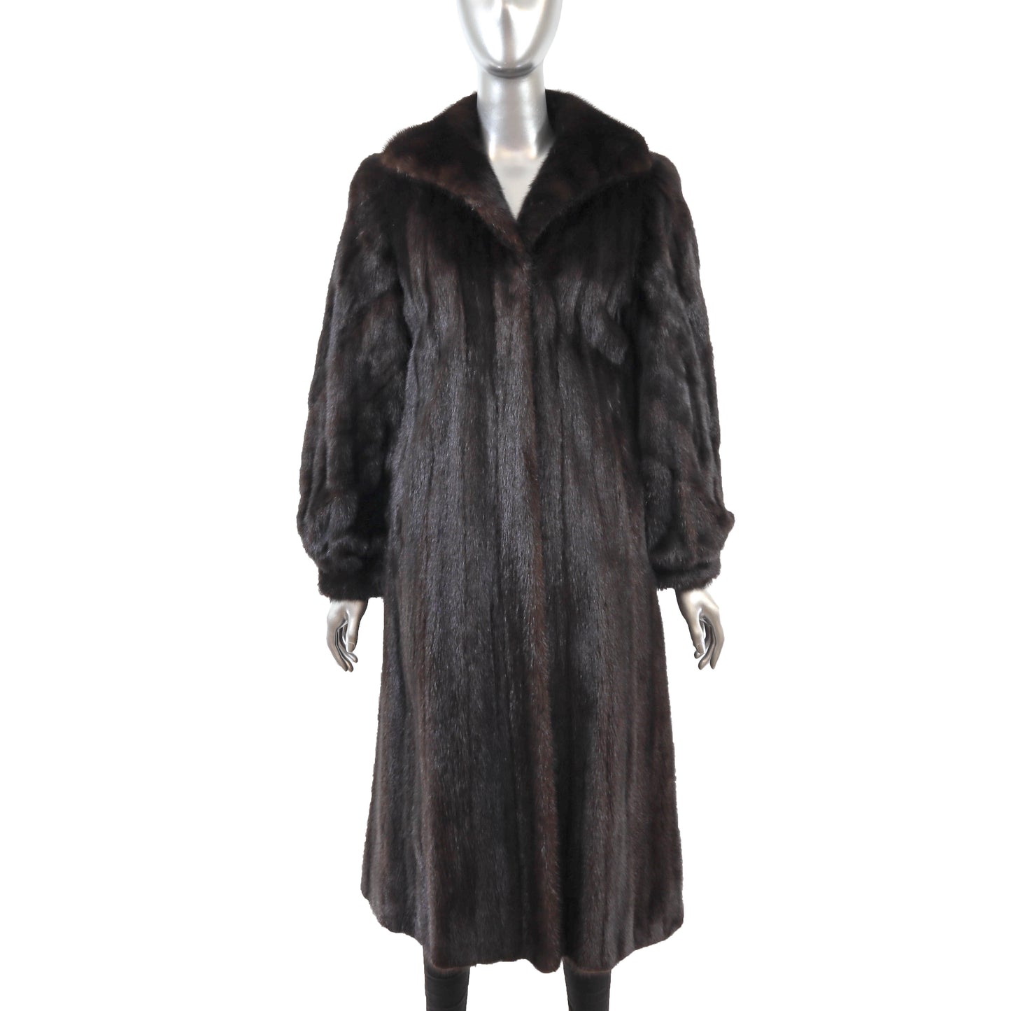 Dark Brown Mink Coat- Size M