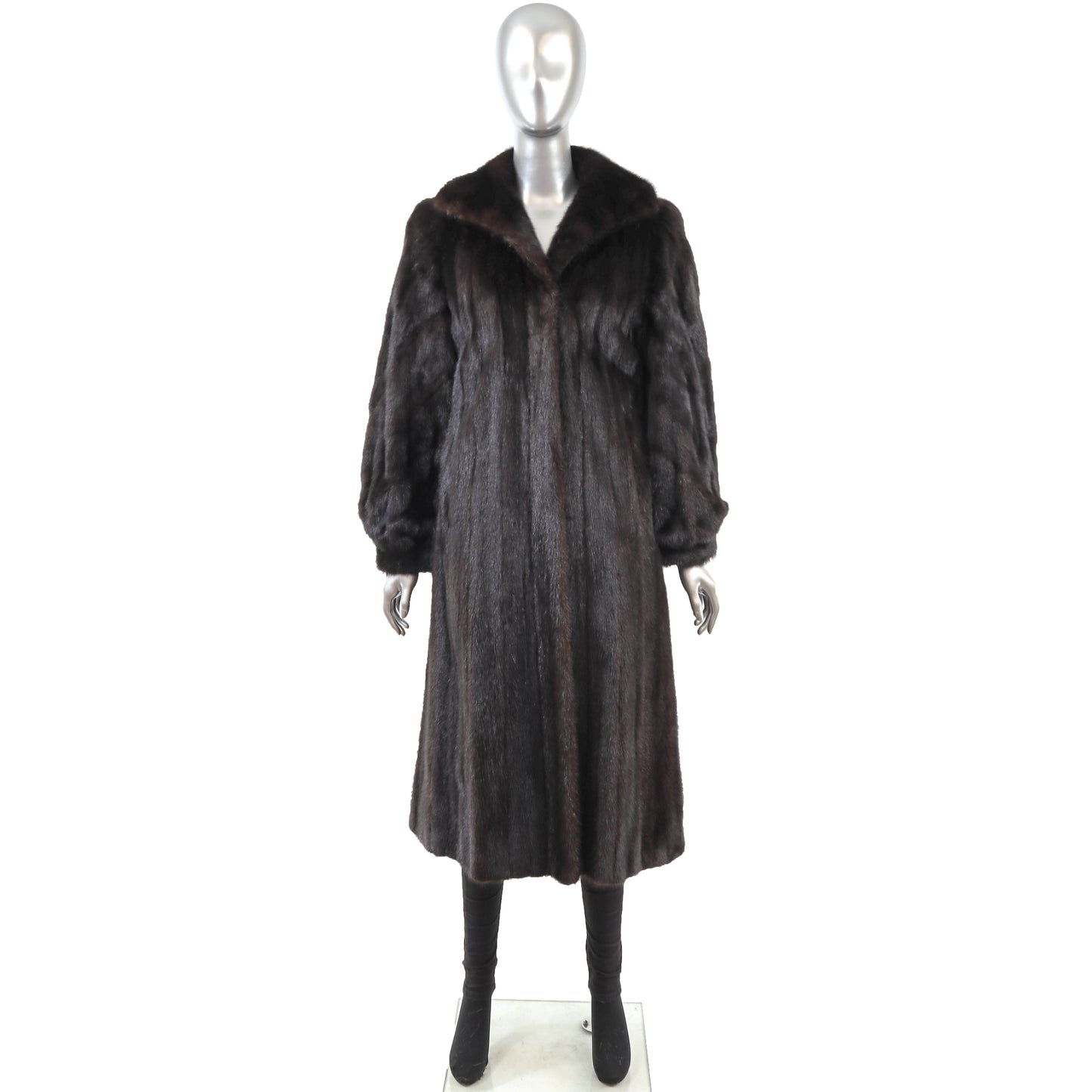 Dark Brown Mink Coat- Size M