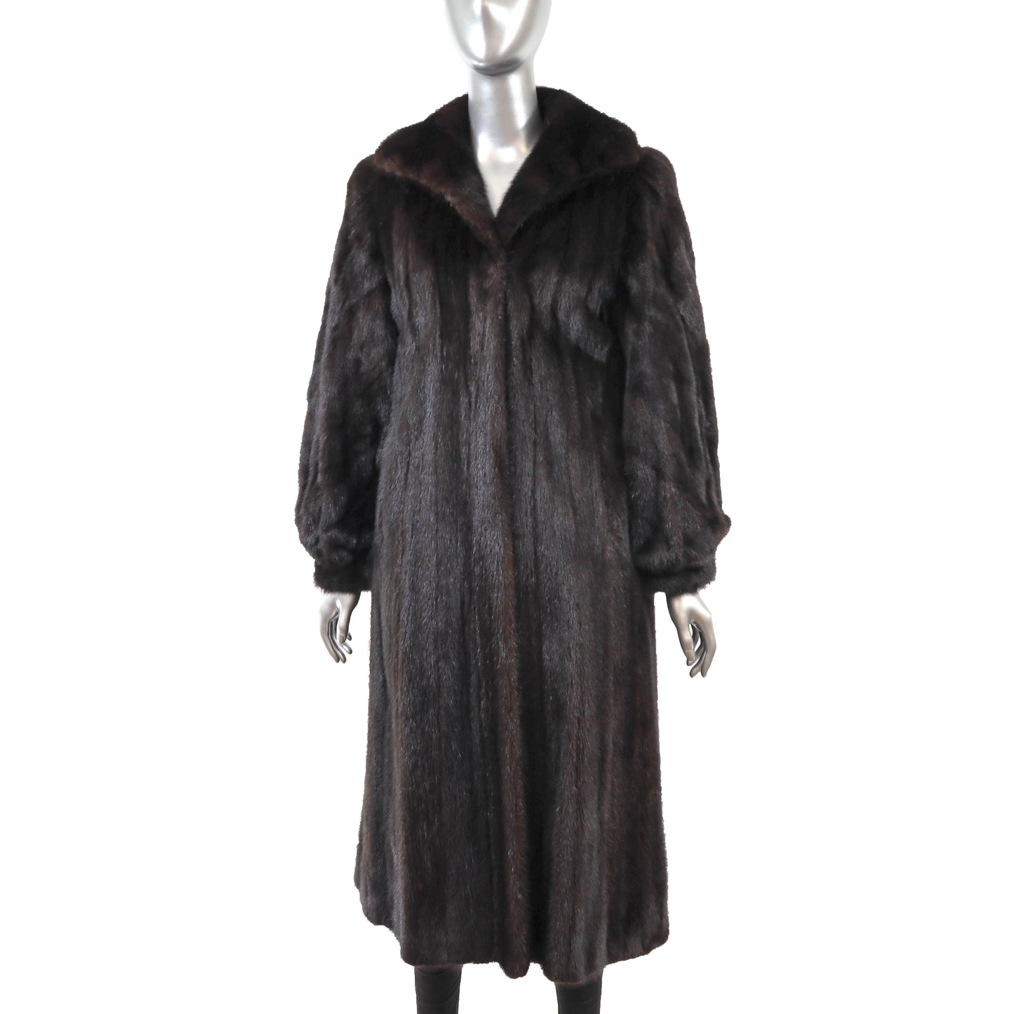 Dark Brown Mink Coat- Size M
