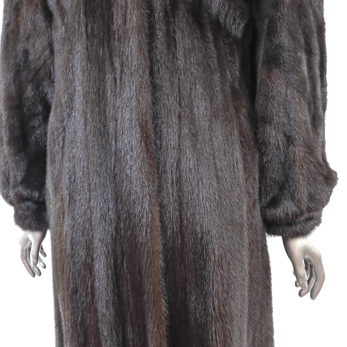 Dark Brown Mink Coat- Size M