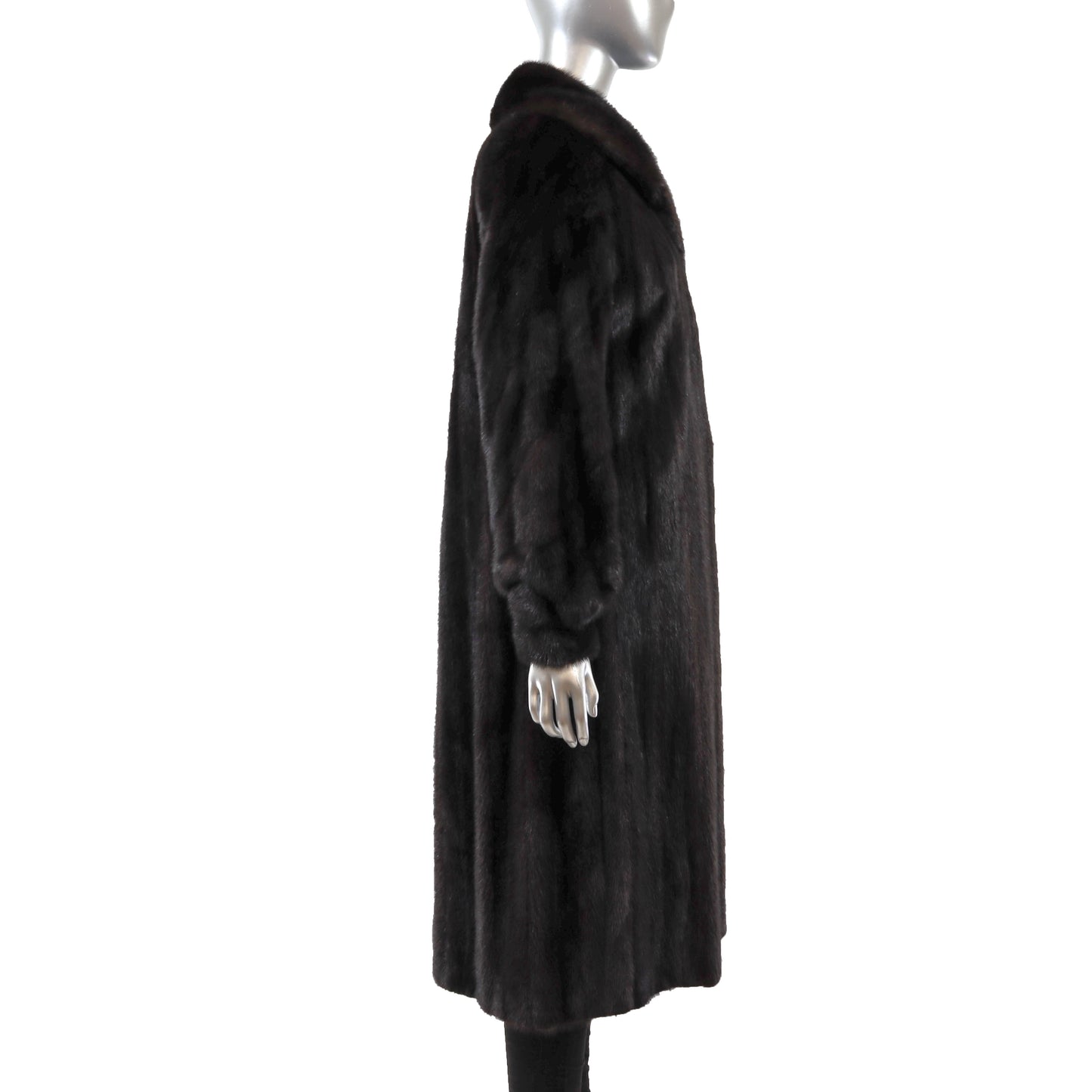 Dark Brown Mink Coat- Size M