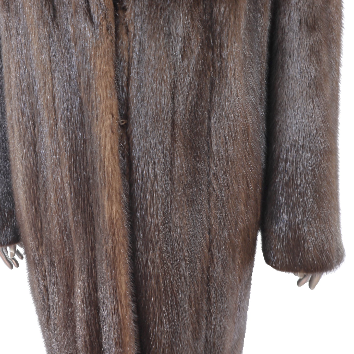 Brown Mink Coat- Size XL