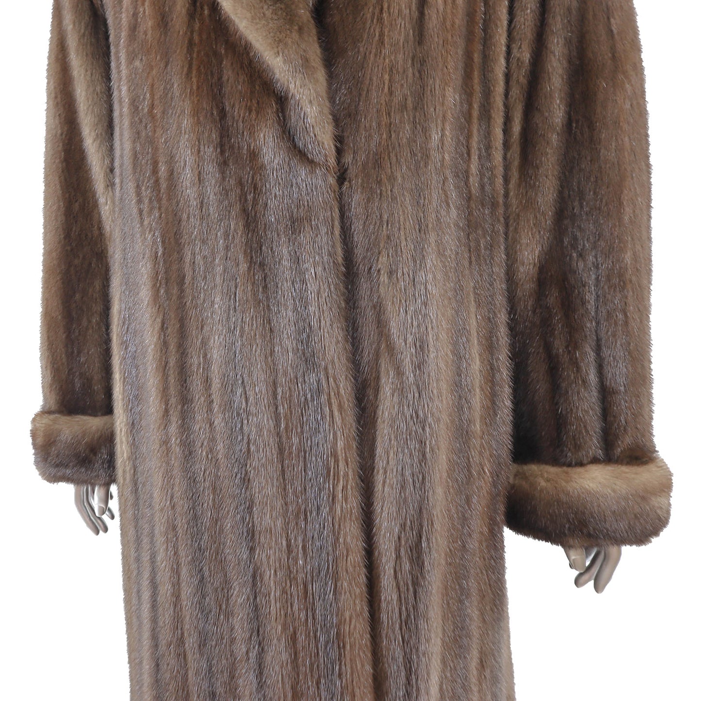 Brown Mink Coat- Size M