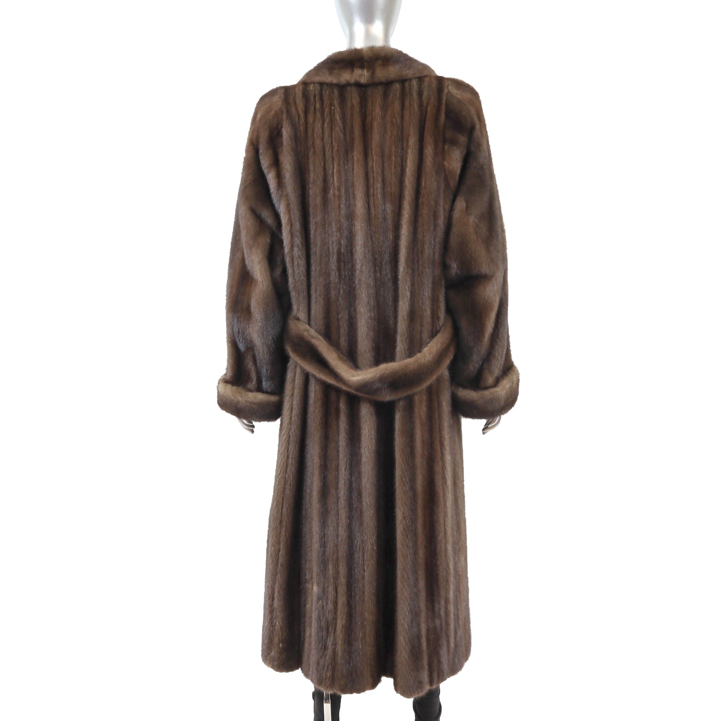 Brown Mink Coat- Size M
