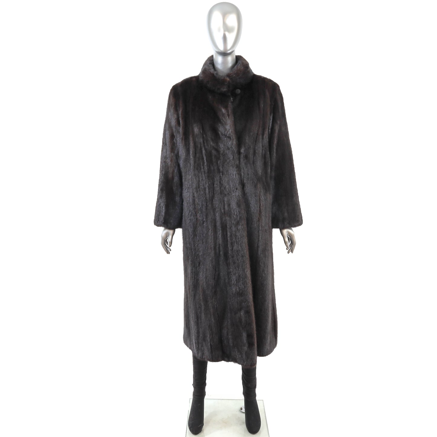 Black Mink Coat- Size L