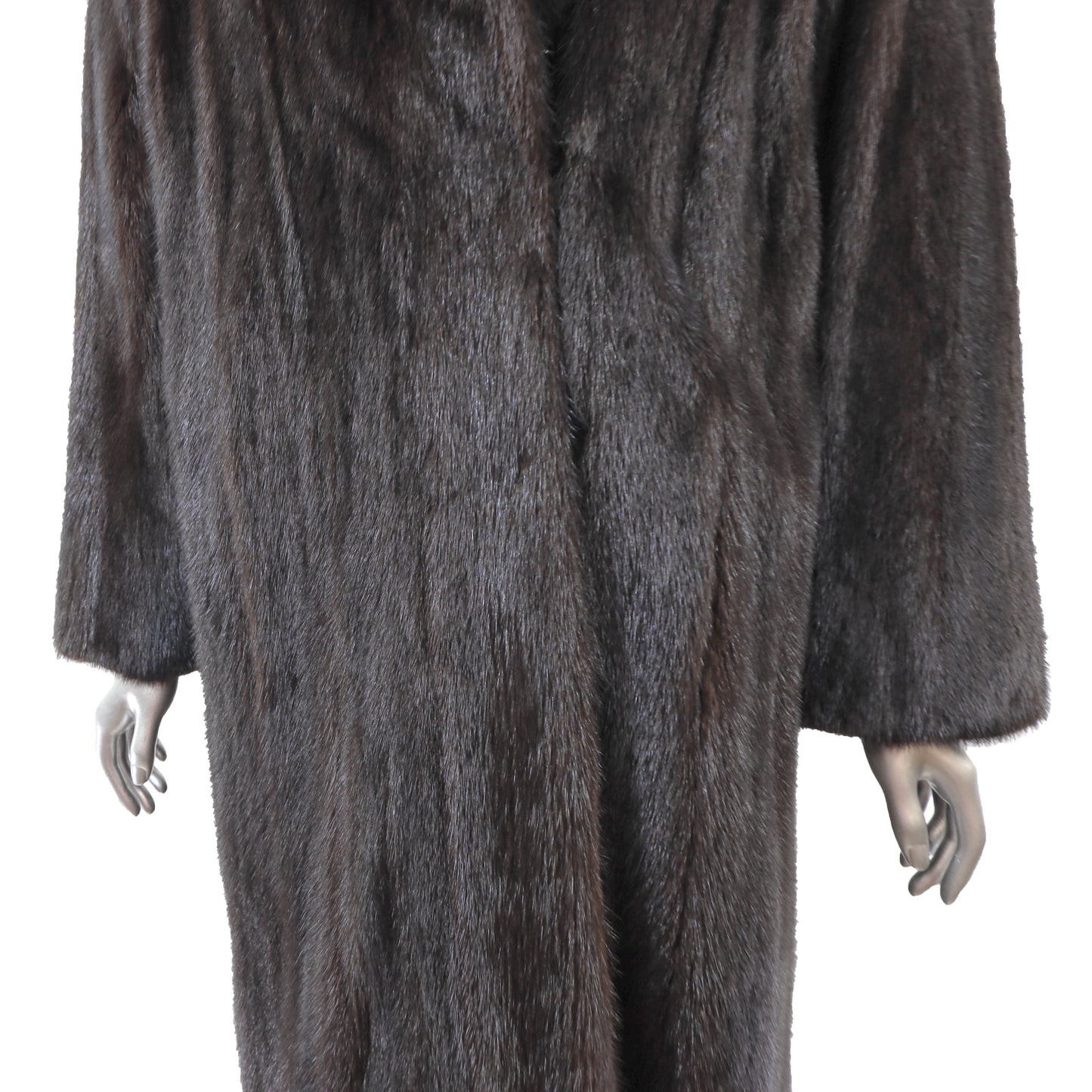 Black Mink Coat- Size L