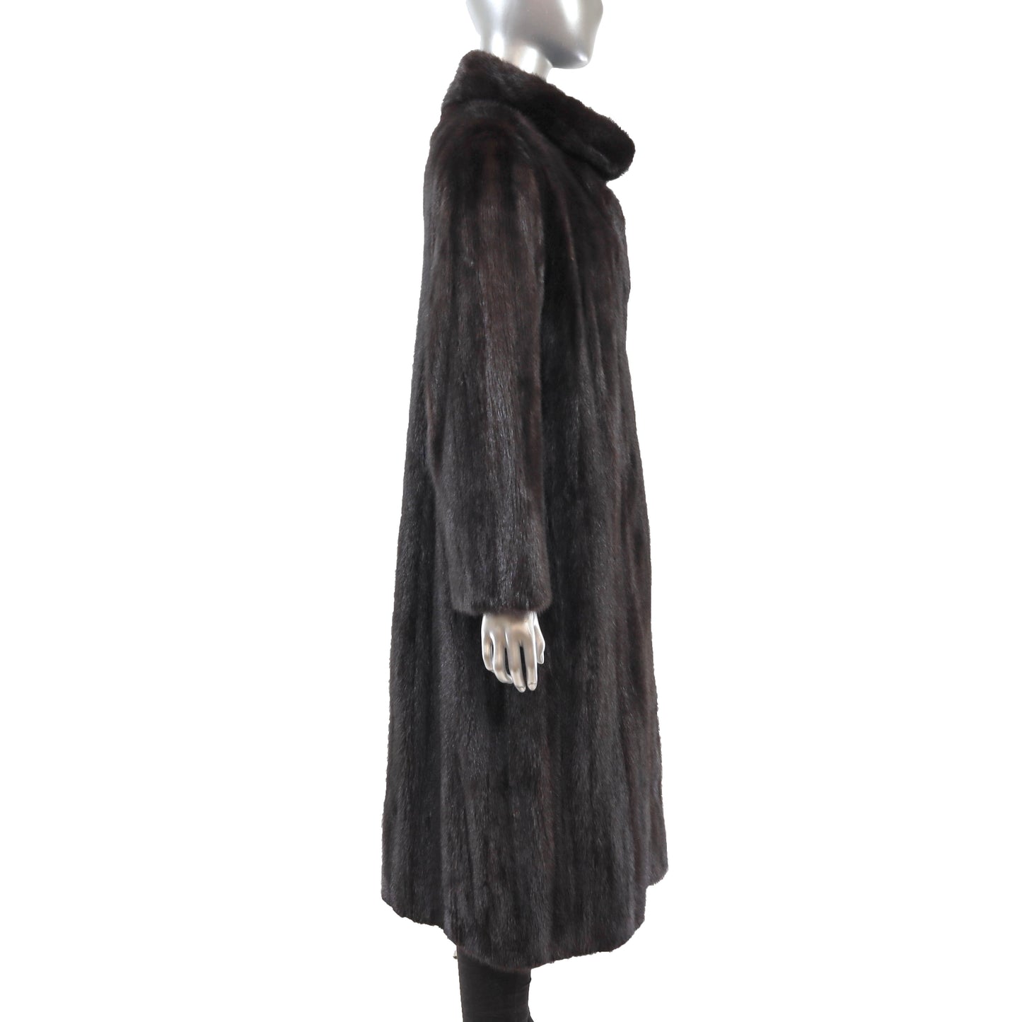 Black Mink Coat- Size L