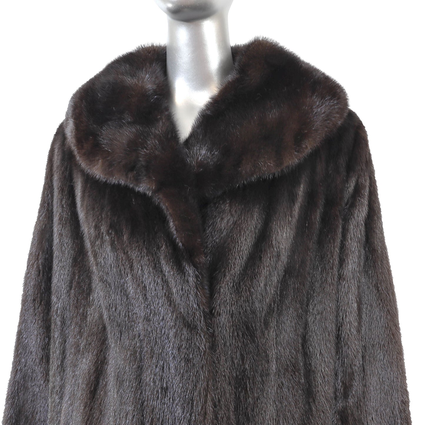 Black Mink Coat- Size L