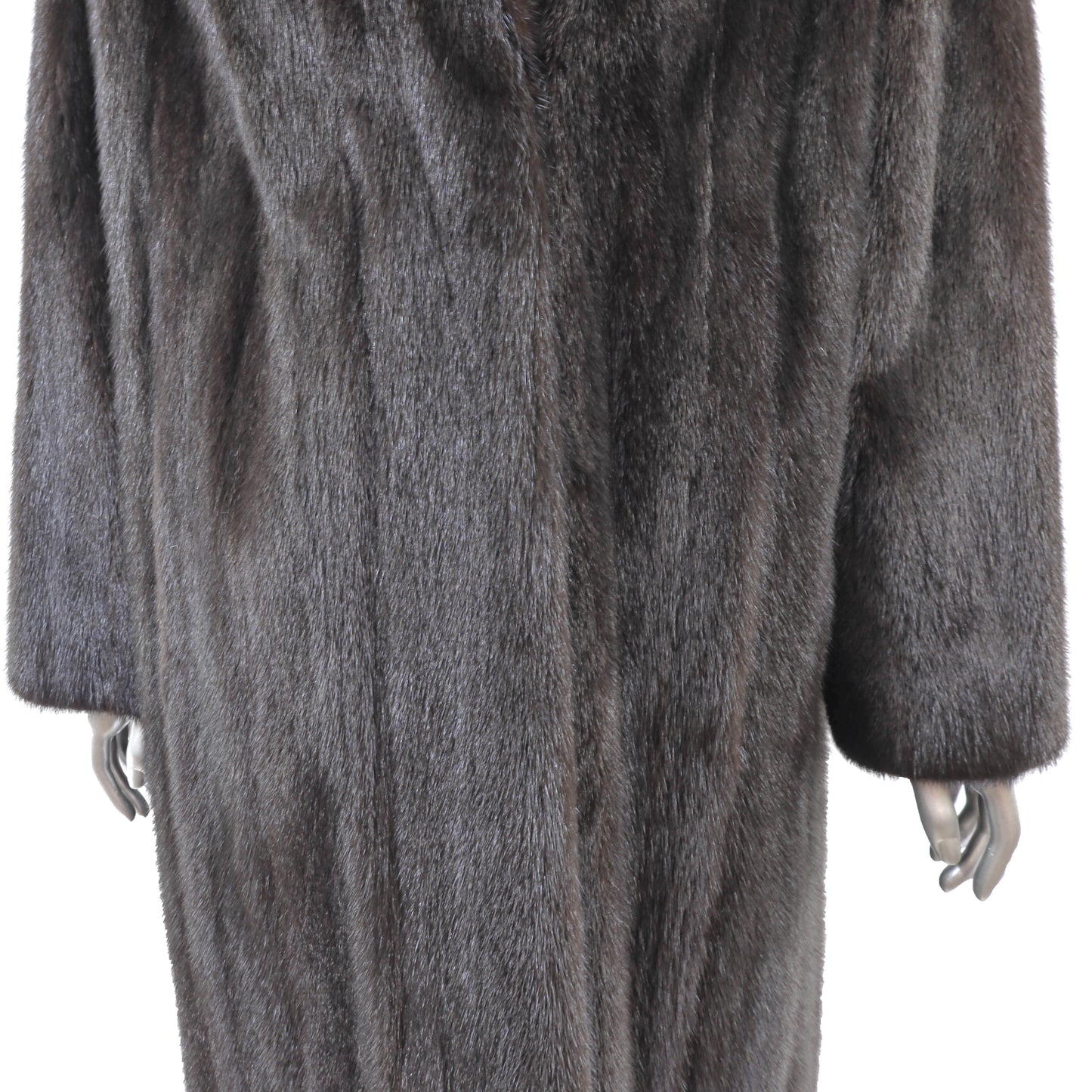 Black Mink Coat- Size L