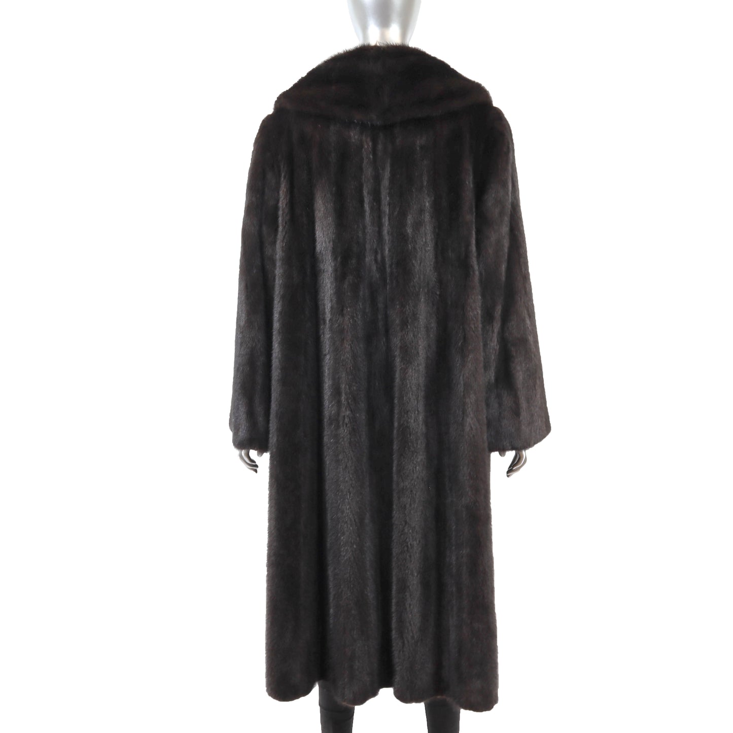 Black Mink Coat- Size L