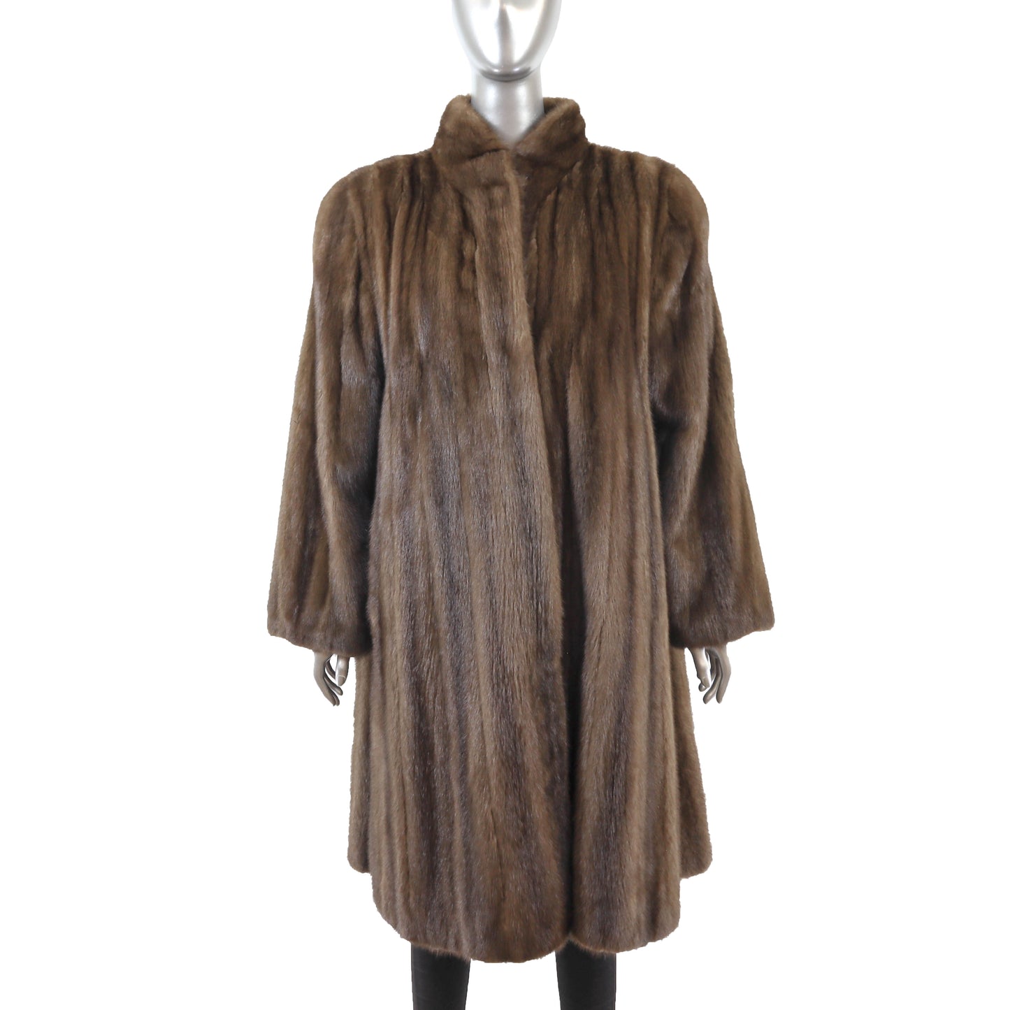 Brown Mink Coat- Size XXL